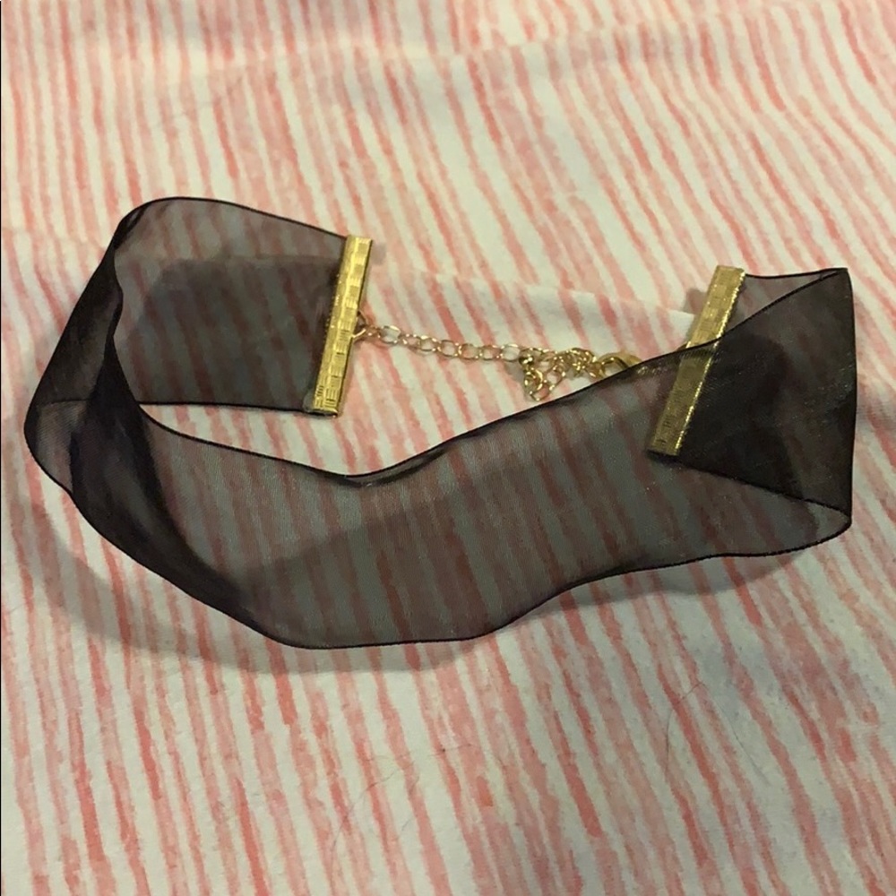 H&M | Sheer fabric choker